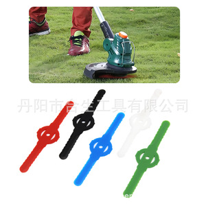 ใบมีดตัดหญ้าแบบยืดหยุ่น Mr Drill อะไหล่พลาสติกสำหรับตัดแต่งสวน สีแดง ดำ น้ำเงิน ขาว เขียว - Product Image 3