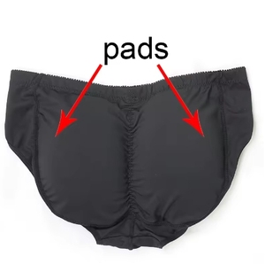 Culotte rembourrée pour <span class=keywords><strong>homme</strong></span>, effet rehausseur de fesses, slip sculptant le corps avec rembourrage pour les hanches et les fesses - Product Image 4