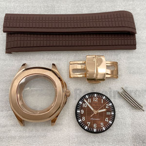 Kit de caja y correa de acero inoxidable de 42 mm con cristal de zafiro, apto para esfera de 32 mm y movimiento NH35 - Product Image 2