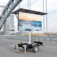 P10 P4 P5 LED panneau solaire panneau solaire panneau d'affichage de signalisation numérique pour véhicule graphique Led Mobile remorque affichage LED mobile