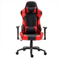 Fauteuil de bureau gamer industriel moderne 2026 en cuir, pivotant, inclinable, avec base en nylon et accoudoirs 3D réglables – Vente en gros