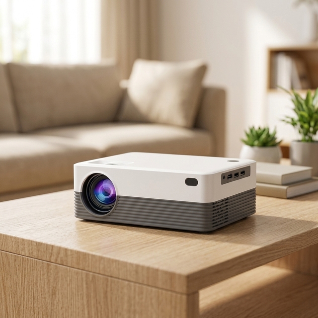 H5 Portable Mini Android 10 Projector 150 Lumens 8GB Storage Wireless Screen Cast 720P Supported Home Theater Beamer Proyector