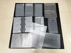 Pochette de reliure la plus chaude, 6 trous, sacs à feuilles en vrac, format A6, classeurs à fermeture éclair, sacs à documents en plastique, 2022 - Product Image 2