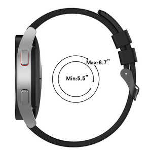 <span class=keywords><strong>Bracelet</strong></span> de remplacement en silicone de 20mm <span class=keywords><strong>pour</strong></span> Samsung <span class=keywords><strong>Galaxy</strong></span> <span class=keywords><strong>Watch</strong></span> 5 Pro <span class=keywords><strong>Watch</strong></span> 4 6 Classic/ <span class=keywords><strong>Active</strong></span> <span class=keywords><strong>2</strong></span> /<span class=keywords><strong>watch</strong></span> 7 - Product Image 5