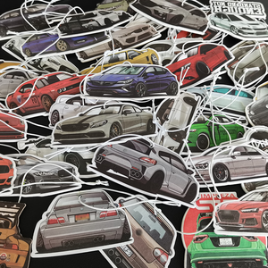 Nuovo di lunga durata tutti i profumi designer stampato carta <span class=keywords><strong>auto</strong></span> forme profumate deodorante personalizzato per <span class=keywords><strong>regalo</strong></span> promozionale - Product Image 1