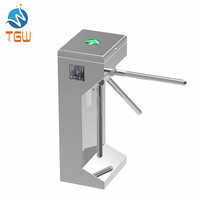 Tourniquets de sécurité TGW Porte de contrôle d'accès à deux bras Porte de tourniquet trépied pour centres commerciaux Gymnases Stades Terrains de jeu