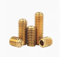 Din913 Din916 vis de réglage en laiton vis de réglage à six pans creux M2 M2.5 M3 M4 M5 M6 M8 M10