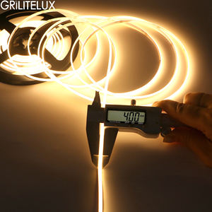 ไฟแถบ LED แบบยืดหยุ่น GRILITELUX ขนาด <span class=keywords><strong>3</strong></span> มม. 4 มม. 5 มม. 24V12V ค่าความเหมือนสีสูง RA90 ปรับความสว่างได้ 2700K-6000K ตัดได้ 10 เมตร/ม้วน สำหรับไฟตู้ - Product Image 1