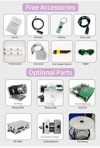 Automatic 3In1 Fiber Laser Marking Machine Pulsed Engraving DXF PLT BMP for Glass <b>Plastic</b> Paper Cloth - Product Image 4