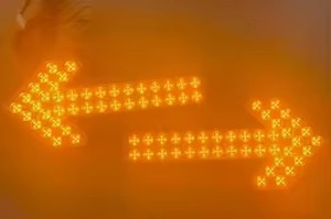 Segnale Direzionale a Freccia per Controllo del Traffico ad Alta Luminosità 12v 24v, Luce di Avvertimento a Freccia per Traffico - Product Image 5