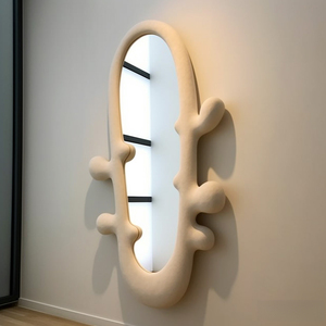 Minimalist Cement Floor Lamp <b>LED</b> Warm White <b>Light</b> Changeable Color 2700K Soft Glow Living Room Decor Large Size <b>Surface</b> <b>Mounted</b> - Product Image 3