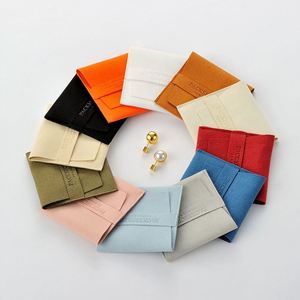 Pochette en microfibre de haute qualité 7x7cm, portable, pour pièces commémoratives, broches, emballage cadeau - Product Image 3