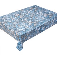 Nappe de table en PVC motif glace craquelée ligne or de luxe, texture marbre géométrique irrégulière, imperméable et anti-taches