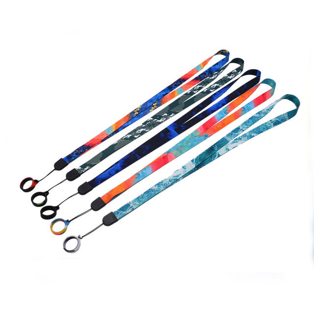 Fashion Tool Lanyard With Ring to Hold Device Sanitizer Bottle Lanyards Medicine Holder Patient Lanyard