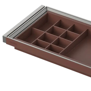 Cestino portaoggetti moderno con chiusura morbida per armadio in pelle e scatola porta vestiti - Product Image 6