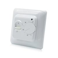 Sistema de Calefacción por Suelo Radiante Eléctrico con Termostato Mecánico, 110V~240V, Diseño Tradicional para Uso en Interiores de Hogares y Hoteles, Fácil de Instalar