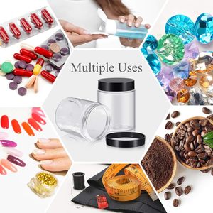 Most Popular 1oz 2oz 3oz 4oz 8oz clear Round Pet Plastic Jar, Food Grade Plastic <b>Container</b> - Product Image 4