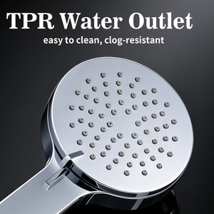 <span class=keywords><strong>Pommeau</strong></span> <span class=keywords><strong>de</strong></span> <span class=keywords><strong>Douche</strong></span> à Main Multifonctionnel 3-en-1 Économiseur d'Eau en ABS Chromé pour Salle <span class=keywords><strong>de</strong></span> Bain, Effet Pluie Douce, Prix Abordable - Product Image 5