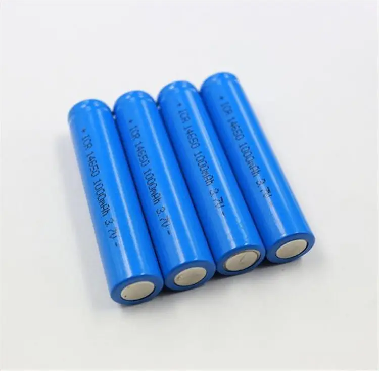 원통형 리튬 이온 충전식 배터리 셀 14650 3.7v 1000mah 1050mah 1100mah 맞춤형 허용