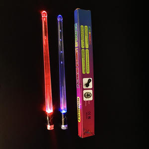 <span class=keywords><strong>Baquetas</strong></span> 5A con 15 Colores LED Luminosos, <span class=keywords><strong>Transparentes</strong></span>, Carga USB, Interruptor de Correa, para Actuaciones en Escenario - Product Image 3