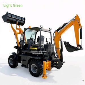 Diesel caldo 4x4 terne escavatore parte anteriore terne terne 1.0T terne caricatore ruota caricatore escavatore pale ruote - Product Image 6