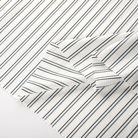 Tejido de punto a rayas teñido de hilo personalizado de fábrica 86% nailon 14% Spandex tejido de polo elástico 160g