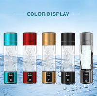Bouteille d'eau à hydrogène SPE PEM Tech, concentration de 5000 PPB, charge rapide sans fil, nettoyage UV-C, 300 ml, voiture, extérieur, maison