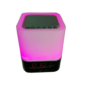 Đèn ban đêm bluetooth loa đồng hồ báo thức cảm ứng cảm biến RGB LED ánh sáng đèn cạnh giường ngủ Loa di động - Product Image 5