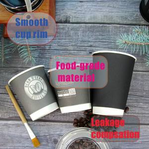 Gobelets jetables à double paroi en papier kraft avec couvercle, personnalisables avec logo, pour <span class=keywords><strong>café</strong></span> chaud, thé, vin et boissons gazeuses - Biodégradables - Product Image 6