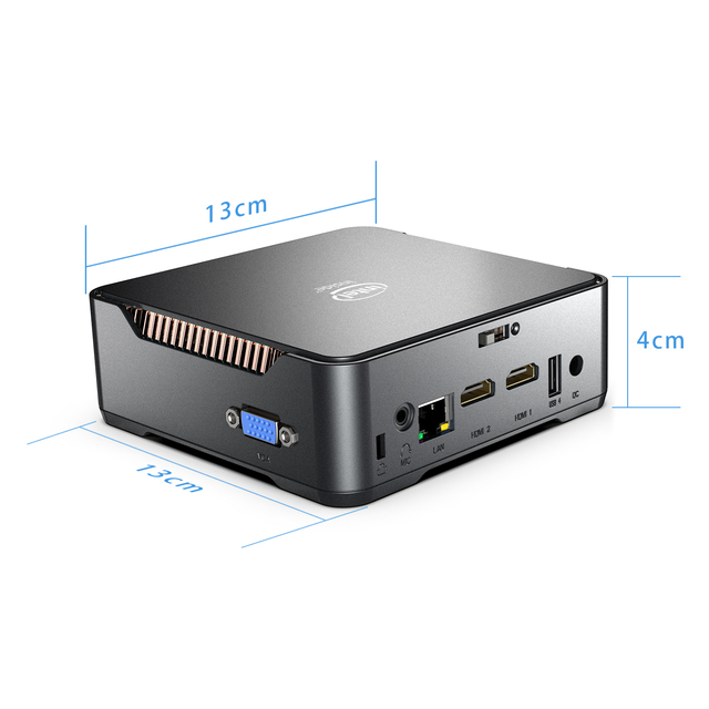 Hot Selling Mini Pc GK3V J4125 4G 64G Wins10 Mini Pc with 5G Dual Band Tv Box GK3 4k Display Portable Pc Mini
