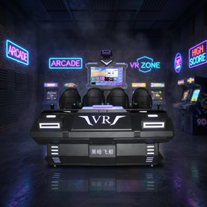 Simulateur de jeu de réalité virtuelle 9D pour 4 personnes – Expérience cinématographique dynamique avec plus de 100 jeux interactifs - Product Image 6