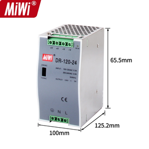 Miwi DR-120-12 nhà máy trực tiếp 10A 12V 120W Din Rail AC để DC cung cấp điện đơn vị 12Volt 10Amp - Product Image 4