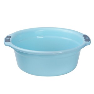 Bassine en plastique épaissie à double poignée, moderne, couleur unie, pour le lavage des pieds (adultes et bébés), le lavage des légumes de cuisine et le lavage du visage - Product Image 5