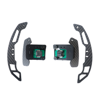 Paddle Shifter Magnetik Serat Karbon Asli Berkilau untuk Ford Mustang EcoBoost GT Shelby 2015-2023 Peningkatan Setir
