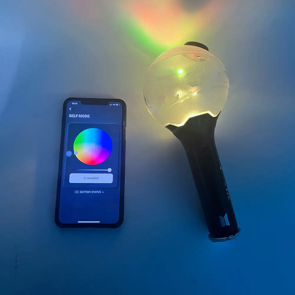 STARSHINING K-POP Arrmmy Bomb EBTS Ver 3 colorful fan light stick APP control cheering hand LED light stick for Fan's Club