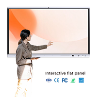 Tableau interactif intelligent pour l'enseignement scolaire, 86 pouces, panneaux plats interactifs, écran tactile, éducation, tableau LCD interactif, ODM, OEM