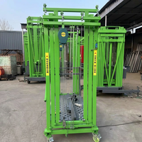 Plateforme de travail mobile électrique télécommandée de 500 kg et 10 m pour travaux de peinture intérieure et d'installation de plafonds