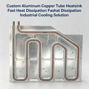 Radiador de Aluminio de Alto Rendimiento Refrigerado por Agua con Tubos de Cobre de Flujo Turbulento para una Transferencia de Calor Mejorada - Product Image 1