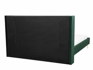 Phòng Ngủ Hiện Đại Nhung EU Vua Kích Thước Khung Giường <span class=keywords><strong>6ft</strong></span> Màu Xanh Đậm Chuồng Cứng Cơ Sở Villett Vải - Product Image 5