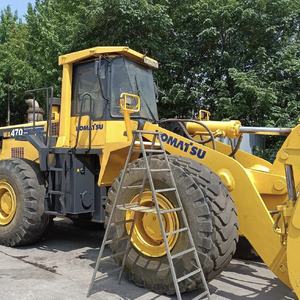 Utilisé 7 tonnes Komatsu WA470-6 chargeuse à roues pour la construction d'occasion Komatsu chargeur WA470-6 en stock - Product Image 1