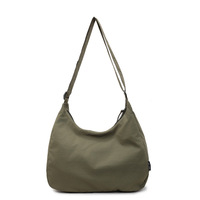 Sac fourre-tout tendance transfrontalier chic et minimaliste en nylon avec fermeture éclair, grande capacité, pour étudiants, porté épaule ou croisé, qualité supérieure
