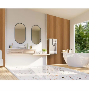 Paneles de Revestimiento de Pared Modernos de MDF de 18 mm, Diseño Elegante Acanalado, Revestimiento Decorativo para Paredes Interiores para Proyectos Residenciales - Product Image 5