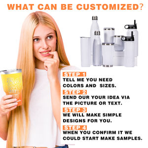 Impression de 32 bouteilles d'eau personnalisées de qualité supérieure pour l'eau Bouteilles personnalisées de marque en acier inoxydable - Product Image 5