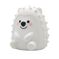 Lampe de nuit portable pour bébé en silicone souple rechargeable, décoration kawaii pour chambre d'enfant, mignonne lampe de nuit hérisson pour enfants, cadeaux pour enfants