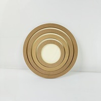 Cadre photo rond en bois et argile pour enfants, création artisanale DIY, cadre photo 3D à assembler