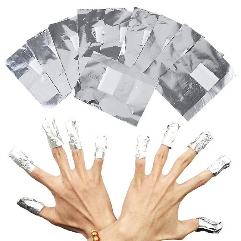 50/100 шт., салфетки для снятия гель-лака