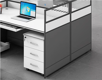 Bureau de travail moderne pour 2, 4, 6 personnes Panneau de bois conçu pour le bureau, l'école, l'hôpital ou la maison