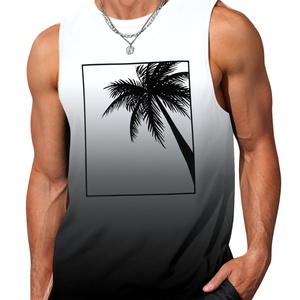 Prepara tus maletas: estas camisetas sin mangas para hombre son imprescindibles para las vacaciones. Tejido transpirable de punto 100% algodón de secado rápido para tu próxima escapada a la playa. - Product Image 1