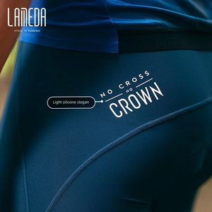 Pantaloncini da Ciclismo Imbottiti LAMEDA Personalizzati per Uomo, <span class=keywords><strong>Shorts</strong></span> da Bici Senza Cuciture Traspiranti, Abbigliamento da Ciclismo ODM, Pantaloni Aderenti da Bicicletta da Strada - Product Image 4