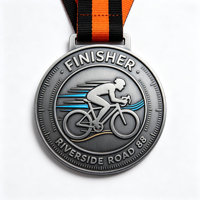 Badges personnalisés pour les championnats et les tournois, badges de récompense colorés avec ruban personnalisé